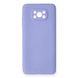 Xiaomi Pocophone X3 Kılıf Nano İçi Kadife Silikon - Lila