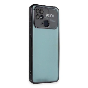 Xiaomi Redmi 10c Kılıf Razer Lensli Silikon - Siyah