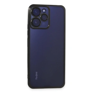 Xiaomi Redmi 12 Kılıf Razer Lensli Silikon - Siyah