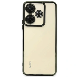 Xiaomi Redmi 13 4g Kılıf Razer Lensli Silikon - Yeşil