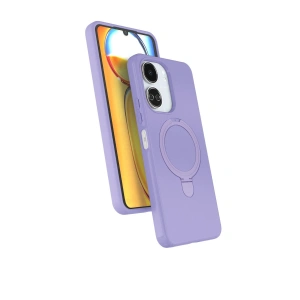 Xiaomi Redmi 13c Regal Magsafe Standlı Kapak - Lila