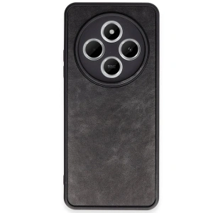 Xiaomi Redmi 14c Kılıf Aras Deri Kapak - Siyah