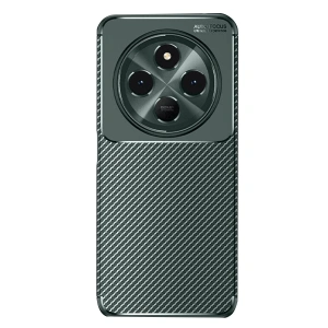 Xiaomi Redmi 14c Kılıf Auto Focus Karbon Kapak - Koyu Yeşil