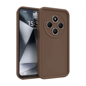 Xiaomi Redmi 14c Kılıf Viera Silikon - Kahverengi