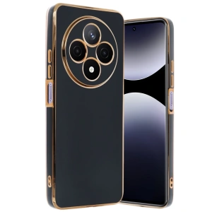 Xiaomi Redmi 14c Kılıf Volet Silikon - Siyah