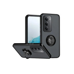 Xiaomi Redmi 15 4g Montreal Yüzüklü Silikon Kapak - Siyah