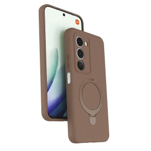 Xiaomi Redmi 15 4g Regal Magsafe Standlı Kapak - Çöl Titanyum