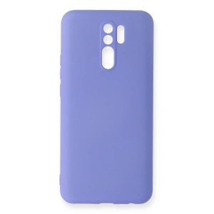Xiaomi Redmi 9 Kılıf Nano İçi Kadife Silikon - Lila
