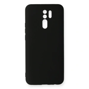 Xiaomi Redmi 9 Kılıf Nano İçi Kadife Silikon - Siyah