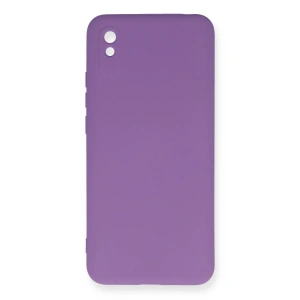 Xiaomi Redmi 9a Kılıf Nano İçi Kadife Silikon - Mor