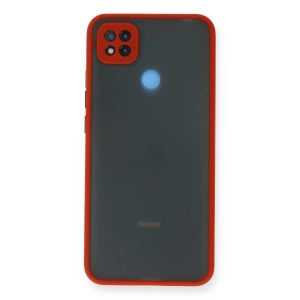 Xiaomi Redmi 9c Kılıf Montreal Silikon Kapak - Kırmızı