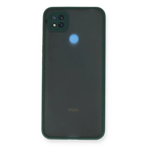 Xiaomi Redmi 9c Kılıf Montreal Silikon Kapak - Yeşil