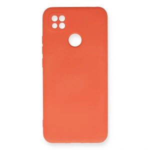 Xiaomi Redmi 9c Kılıf Nano İçi Kadife Silikon - Turuncu