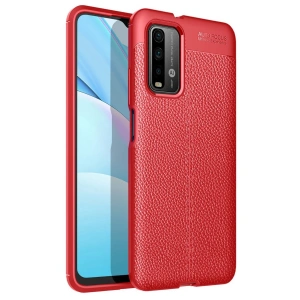 Xiaomi Redmi 9t Kılıf Auto Focus Kapak - Kırmızı