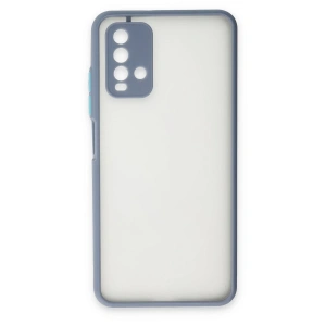 Xiaomi Redmi 9t Kılıf Montreal Silikon Kapak - Gri