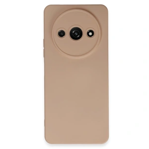 Xiaomi Redmi A3 4g Kılıf Nano İçi Kadife Silikon - Pudra