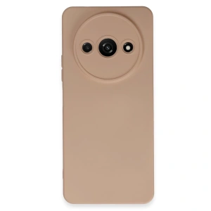 Xiaomi Redmi A3 4g Kılıf Nano İçi Kadife Silikon - Pudra