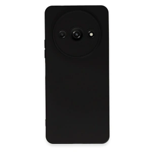 Xiaomi Redmi A3 4g Kılıf Nano İçi Kadife Silikon - Siyah
