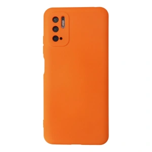 Xiaomi Redmi Note 10 5g Kılıf Nano İçi Kadife Silikon - Turuncu