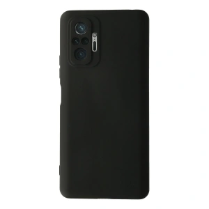 Xiaomi Redmi Note 10 Pro Kılıf Nano İçi Kadife Silikon - Siyah