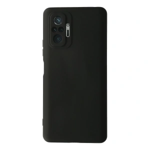 Xiaomi Redmi Note 10 Pro Kılıf Nano İçi Kadife Silikon - Siyah