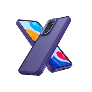 Xiaomi Redmi Note 11 Kılıf Elegant Kapak - Derin Mor