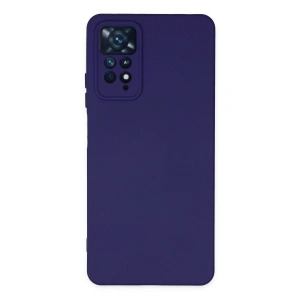 Xiaomi Redmi Note 11 Pro Kılıf Nano İçi Kadife Silikon - Mor