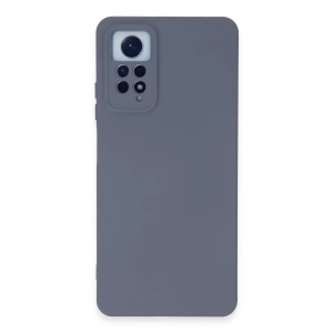 Xiaomi Redmi Note 12 Pro 4g Kılıf Nano İçi Kadife Silikon - Gri