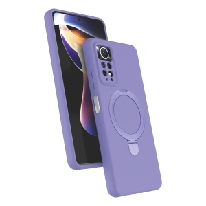 Xiaomi Redmi Note 12 Pro 4g Regal Magsafe Standlı Kapak - Lila