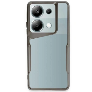 Xiaomi Redmi Note 13 Pro 4g Kılıf Boyi Silikon Kapak - Titan Gri