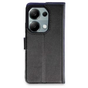 Xiaomi Redmi Note 13 Pro 4g Kılıf Trend S Plus Kapaklı Kılıf - Siyah