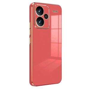 Xiaomi Redmi Note 13 Pro Plus Kılıf Volet Silikon - Kırmızı