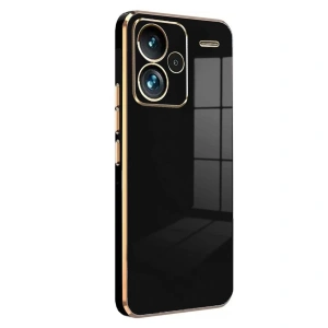 Xiaomi Redmi Note 13 Pro Plus Kılıf Volet Silikon - Siyah