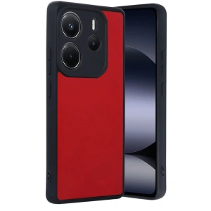 Xiaomi Redmi Note 14 4g Kılıf Aras Deri Kapak - Kırmızı