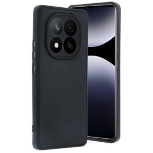 Xiaomi Redmi Note 14 Pro 4g Kılıf Aras Deri Kapak - Siyah