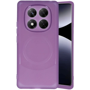 Xiaomi Redmi Note 14 Pro 4g Kılıf Maya Karbon Kapak - Mürdüm