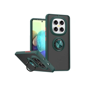 Xiaomi Redmi Note 15 4g Montreal Yüzüklü Silikon Kapak - Yeşil