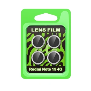 Xiaomi Redmi Note 15 4g Raze Metal Kamera Lens - Gümüş