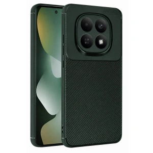 Xiaomi Redmi Note 15 Pro 4g Auto Focus Karbon Kapak - Koyu Yeşil