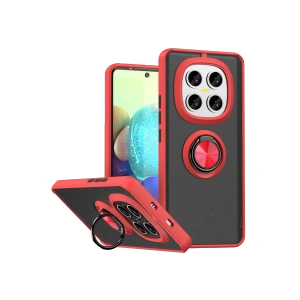 Xiaomi Redmi Note 15 Pro 4g Montreal Yüzüklü Silikon Kapak - Kırmızı