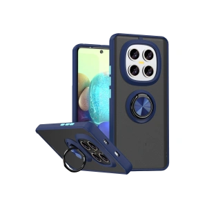 Xiaomi Redmi Note 15 Pro 4g Montreal Yüzüklü Silikon Kapak - Lacivert