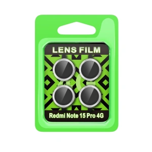 Xiaomi Redmi Note 15 Pro 4g Raze Metal Kamera Lens - Gümüş