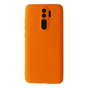 Xiaomi Redmi Note 8 Pro Kılıf First Silikon - Turuncu