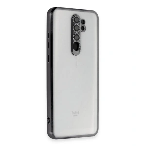 Xiaomi Redmi Note 8 Pro Kılıf Razer Lensli Silikon - Siyah