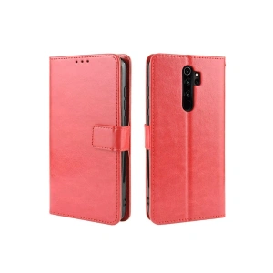 Xiaomi Redmi Note 8 Pro Kılıf Trend S Plus Kapaklı Kılıf - Kırmızı
