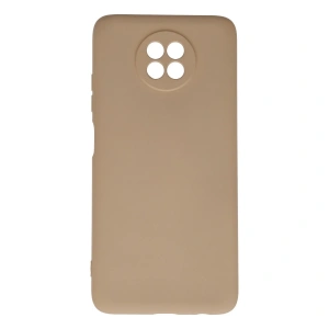 Xiaomi Redmi Note 9 5g Kılıf Nano İçi Kadife Silikon - Bej