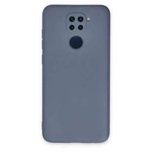 Xiaomi Redmi Note 9 Kılıf Nano İçi Kadife Silikon - Gri