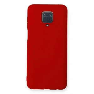 Xiaomi Redmi Note 9 Pro Kılıf Nano İçi Kadife Silikon - Kırmızı