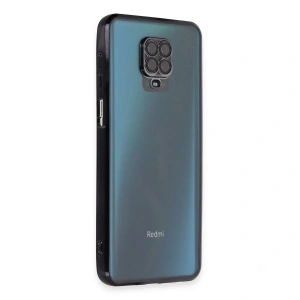 Xiaomi Redmi Note 9 Pro Kılıf Razer Lensli Silikon - Siyah