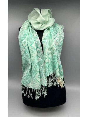 İPEKLİ EL BASKISI ŞAL FULAR